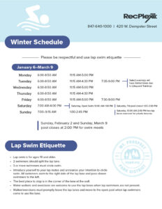 Lap Lane Schedule